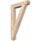 Ekena Millwork Traditional Arts & Crafts Smooth Bracket, Douglas Fir, 3 1/2"W x 22"D x 34"H BKT04X22X34TRA03SDF - alternate 1